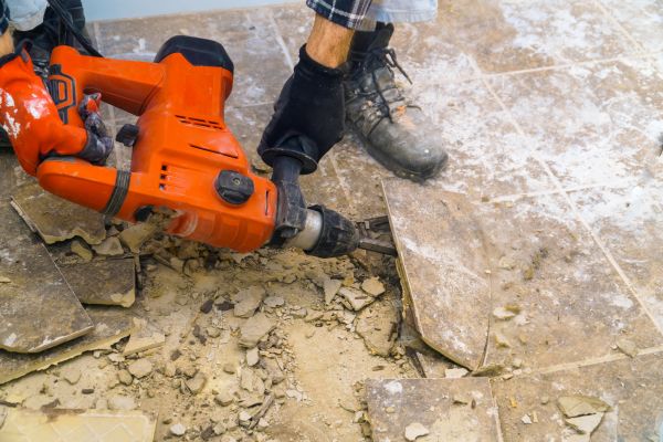 Floor Demolition in Red Oak