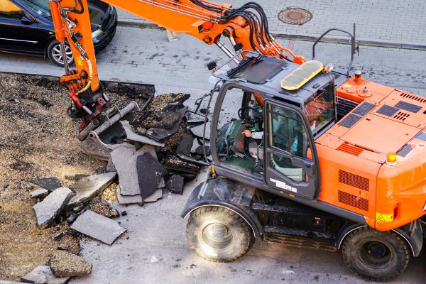 Asphalt Demolition in Red Oak