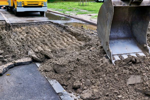 Blacktop Removal in Red Oak
