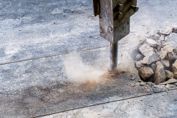Concrete Patio Removal in Red Oak