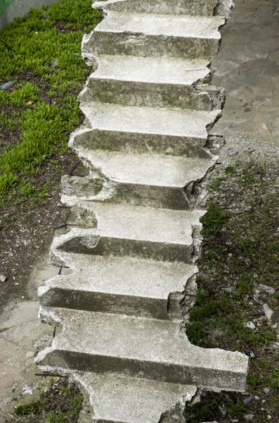Concrete Steps Demolition in Red Oak