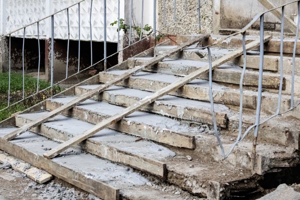 Staircase Demolition in Red Oak